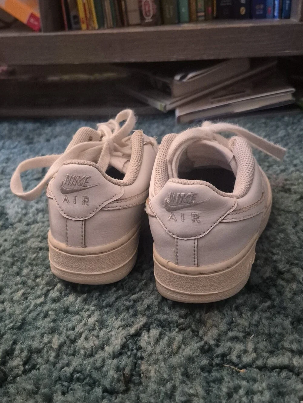 Nike Air Force 1 GS White Sneakers Youth 1